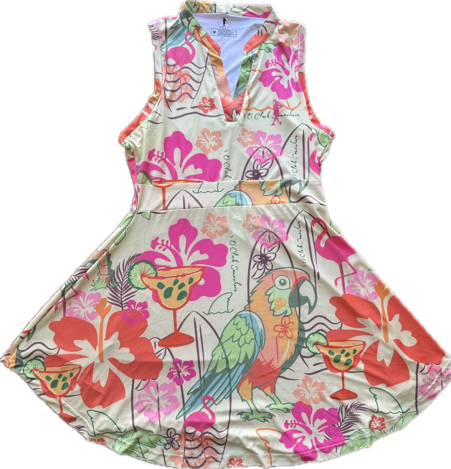 5 O'Clock Somewhere Women's Flare Golf Dress