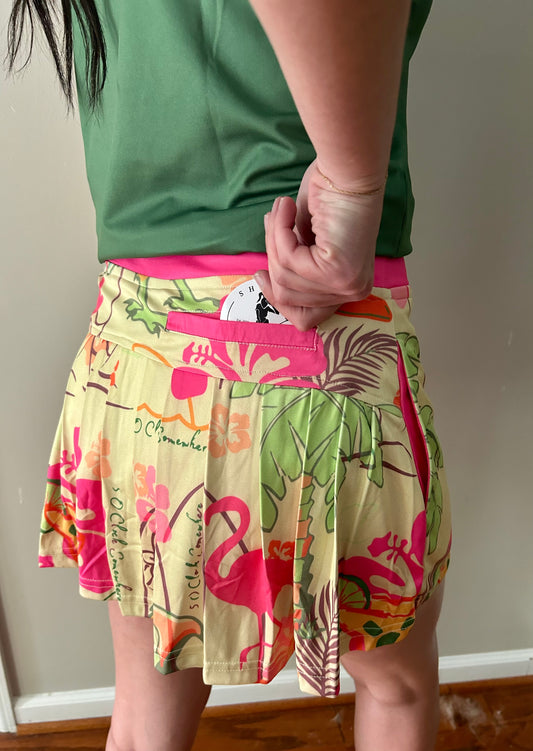 5 O'Clock Somewhere Women's Golf Ruffle Skort