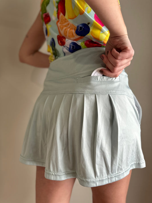 Just Baby Blue Women's Ruffle Golf Skort