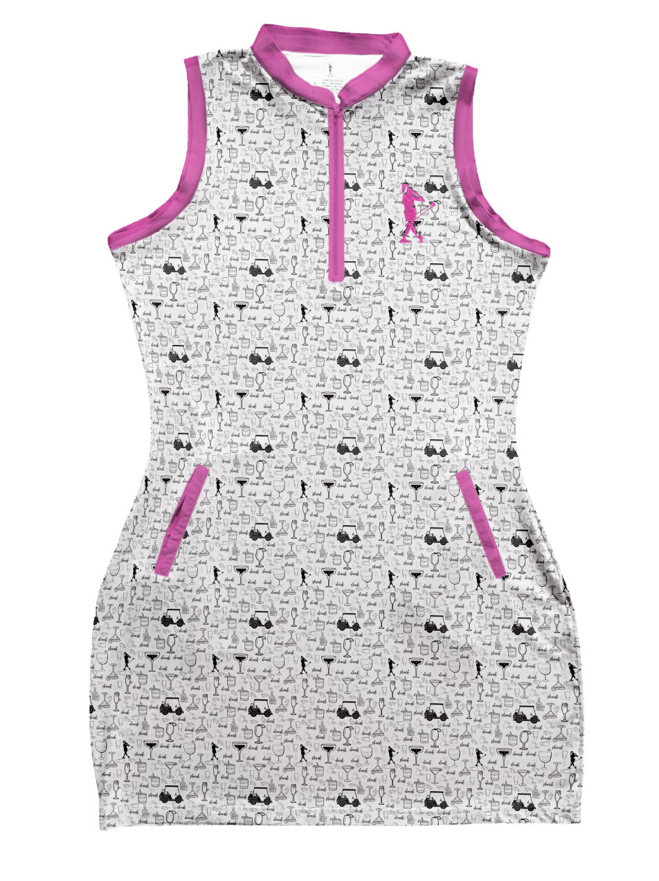 Drink Drank Shank Women's Sleeveless Golf Dress