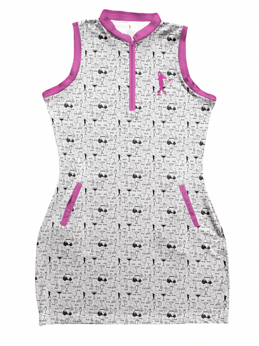 Drink Drank Shank Women's Sleeveless Golf Dress