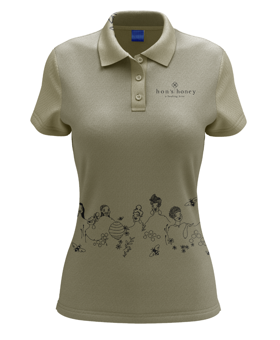 Hon's Honey Tea Towel Women's Golf Polo