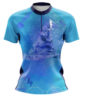 Up To No Good Women's Golf Quarter Collar Polo