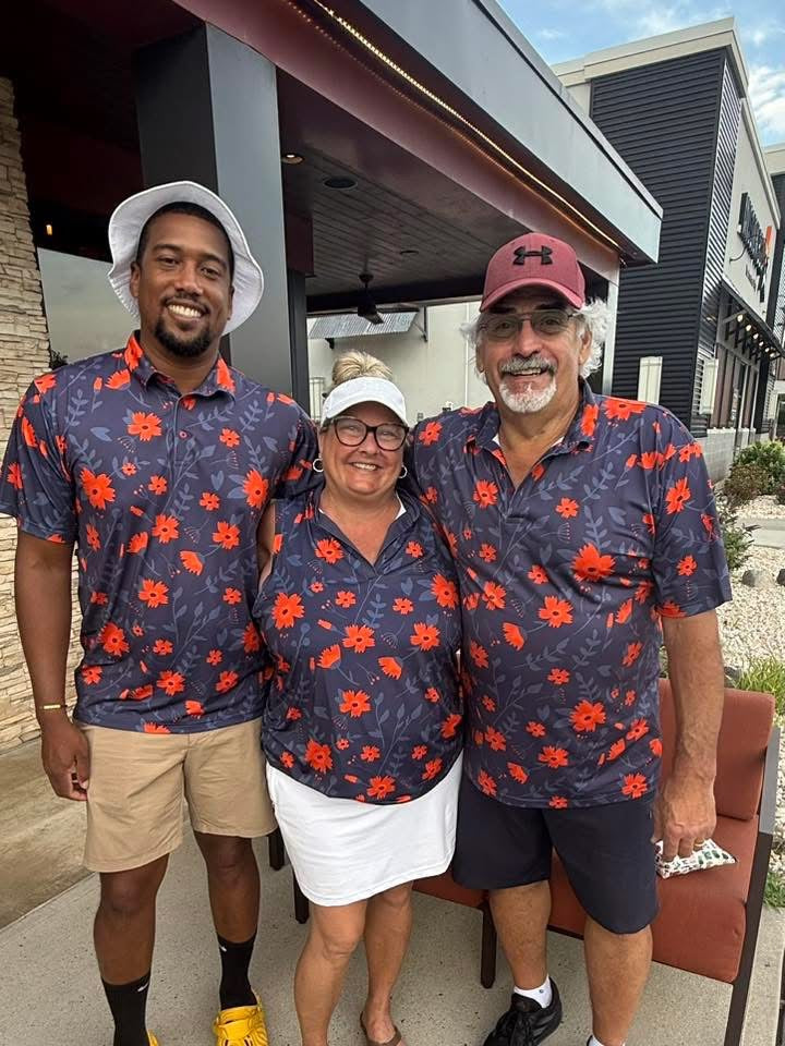 Men's Big Poppy Golf Polo