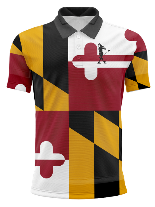 Men's Marylander Flag Polo