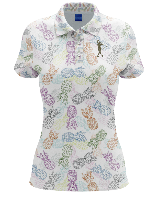 Pineapple Swingers Women's Golf Polo