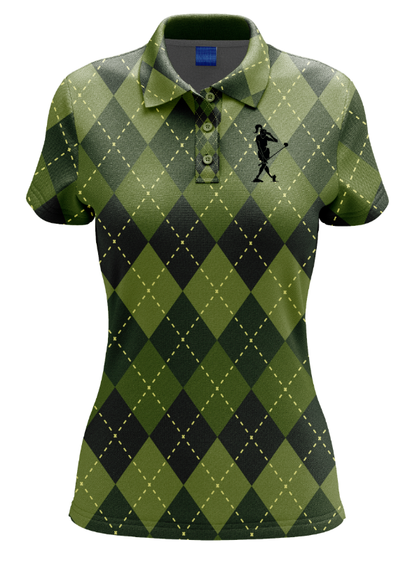 Reading the Green Women's Golf Polo