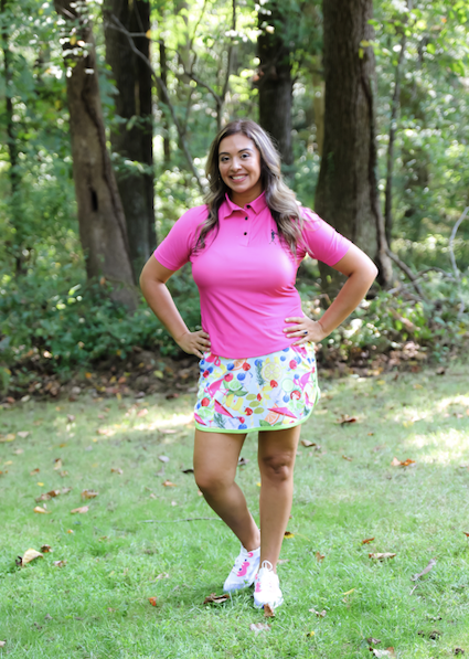 Just Pink Women's Golf Polo