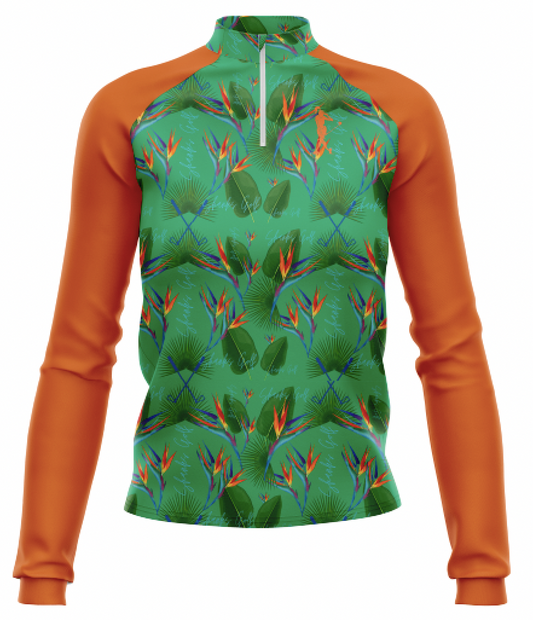 Birdie of Paradise Women's Golf Quarter Zip