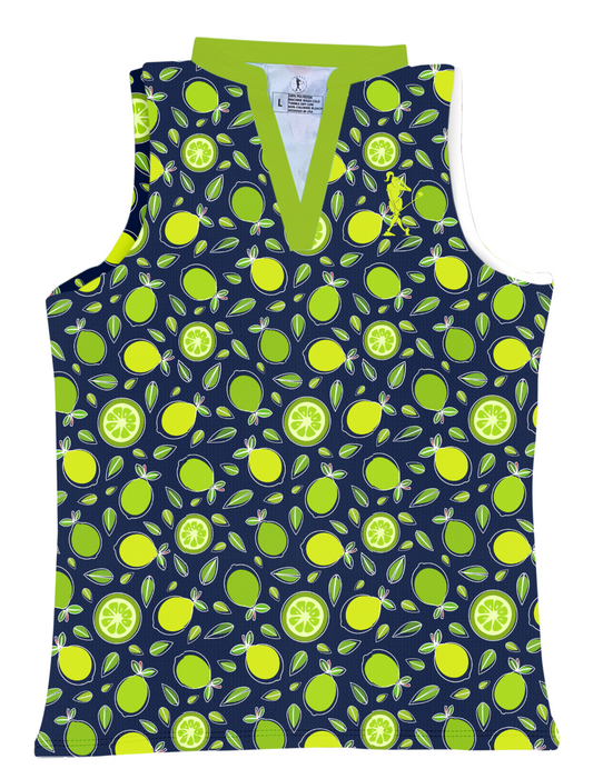 When You Get Lemons Make A Crush Women's Golf Sleeveless Polo