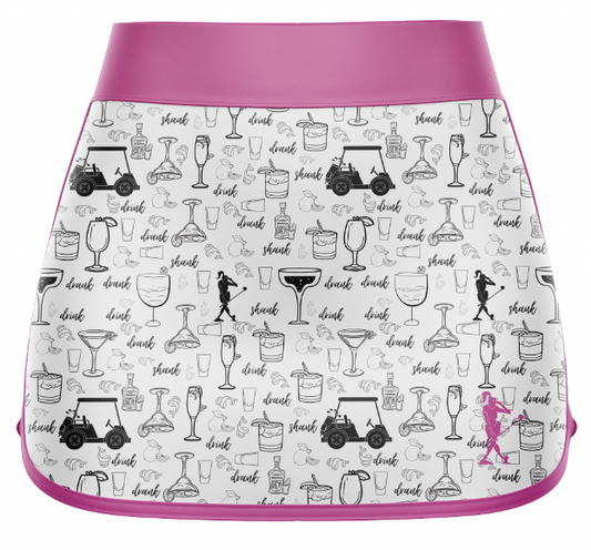 Drink Drank Shank Women's Golf Skort