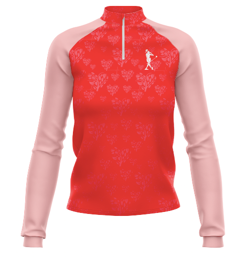 Heart Beat Women's Golf Quarter Zip