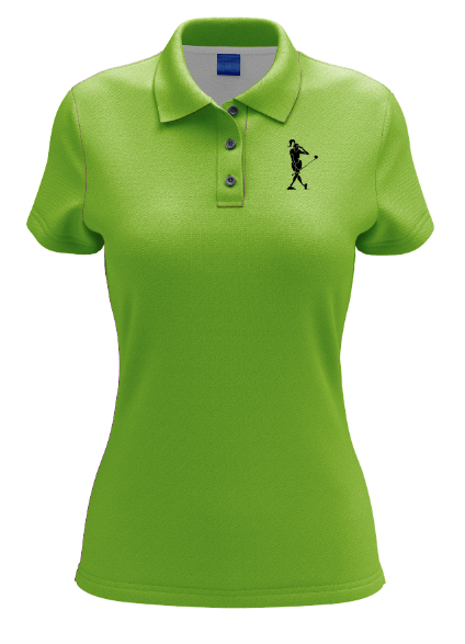 Lime green golf polo discount