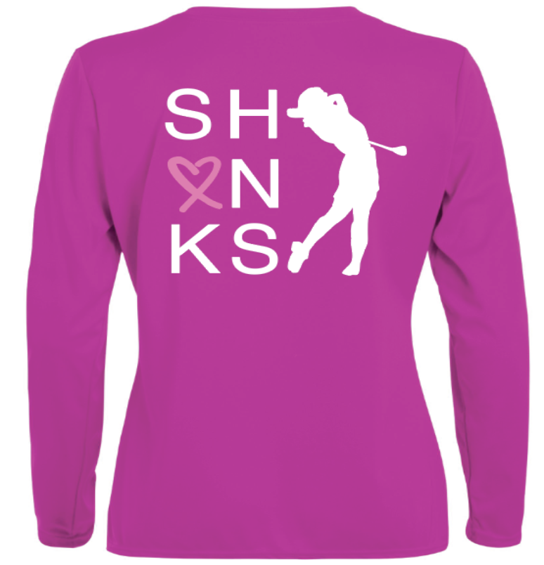 Breast Cancer Long Sleeve Performance Shirt