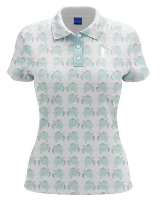 Subtle Turtle Women's Golf Polo