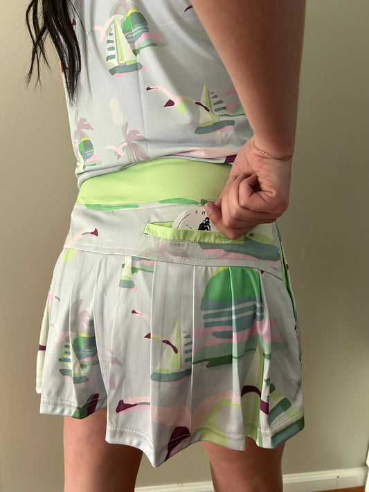 Not Your Captain's Choice Ruffle Women's Golf Skort