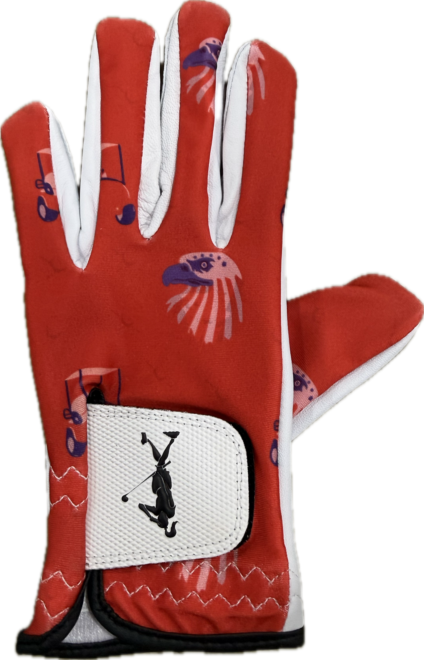 WGA Red Women's Golf Glove