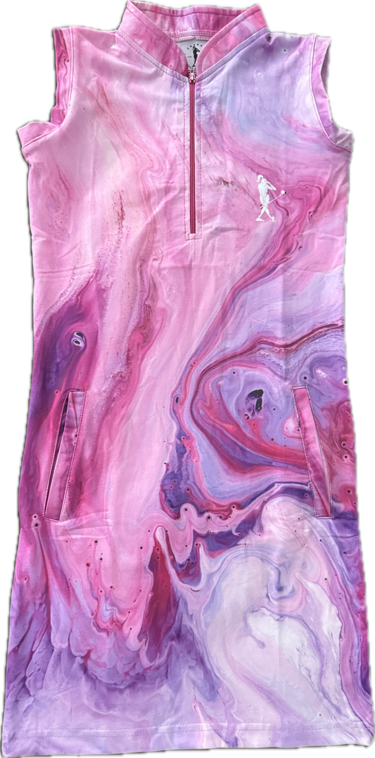 Purple Marble Junior Dress
