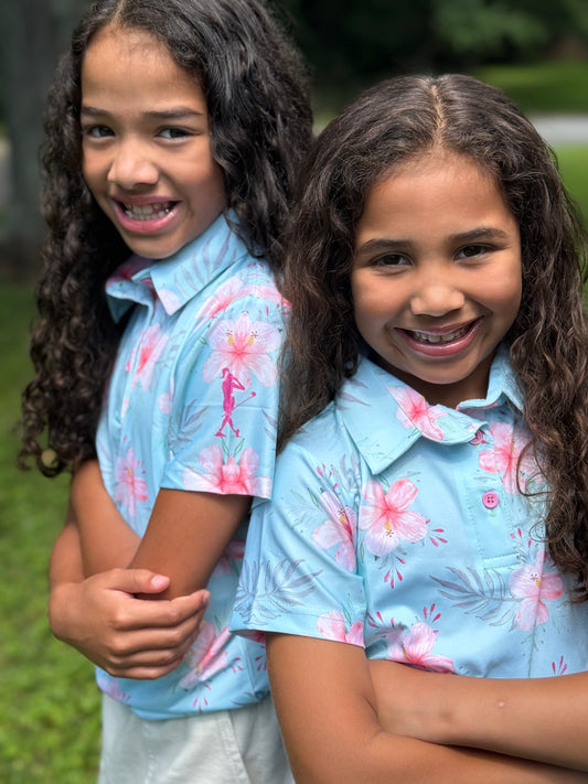 Flower Power Girls' Junior Polo