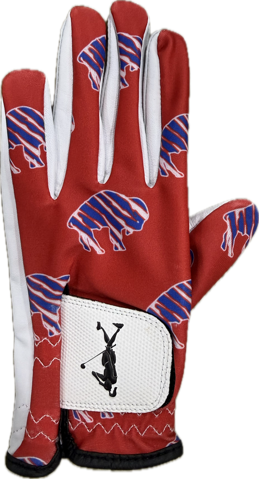 Buffalo Red Women's Golf Glove