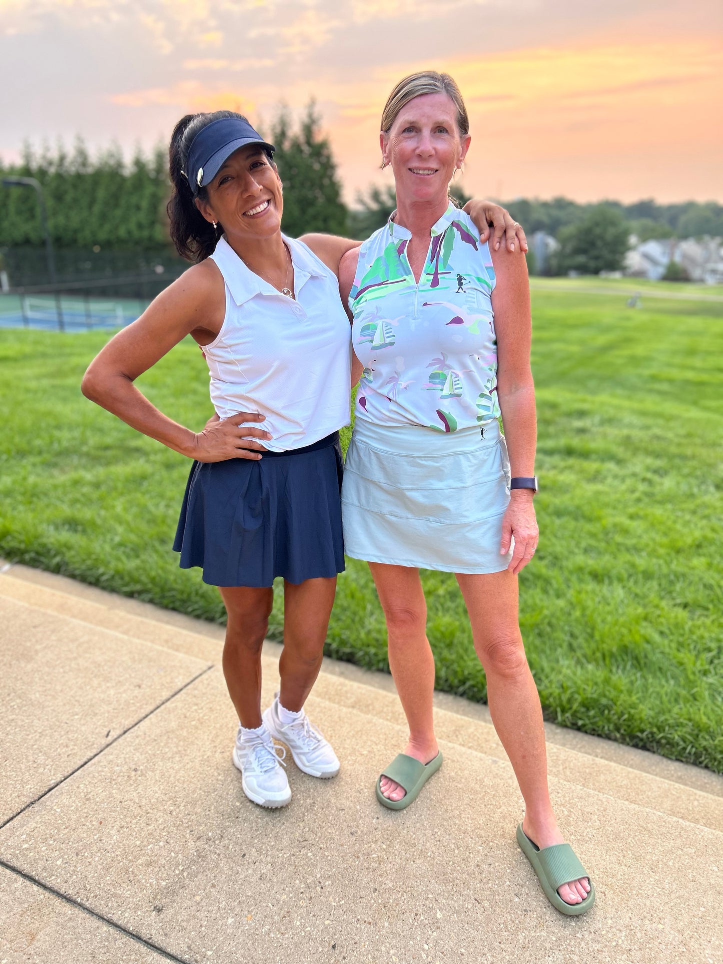 Not Your Captain's Choice Women's Golf Sleeveless Zip Polo