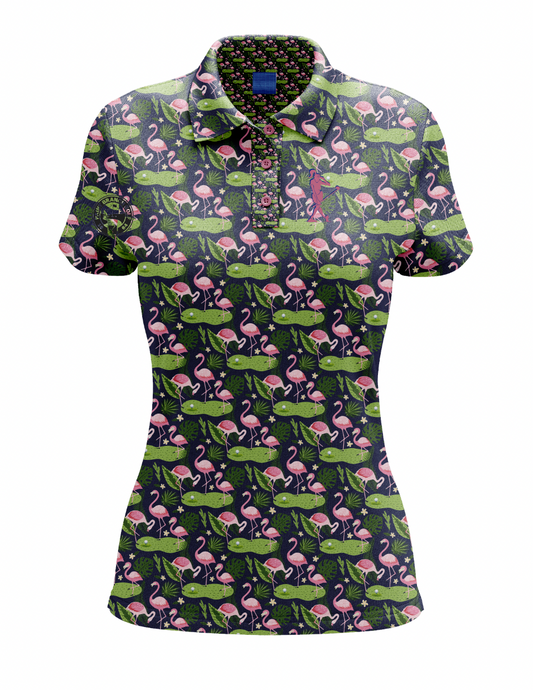 Swingin' With The Flock Women's Golf Polo