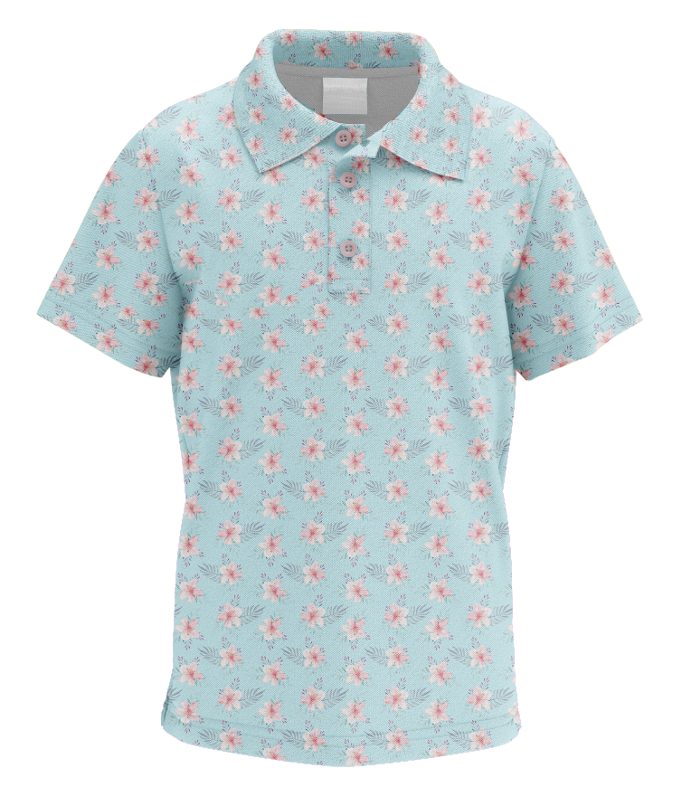 Flower Power Girls' Junior Polo