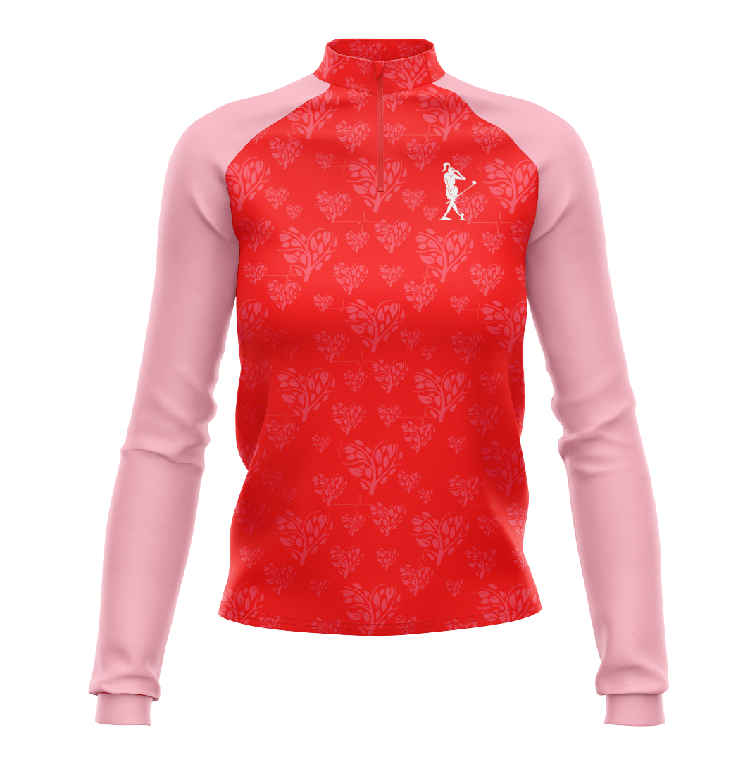 Heart Beat Women's Golf Quarter Zip