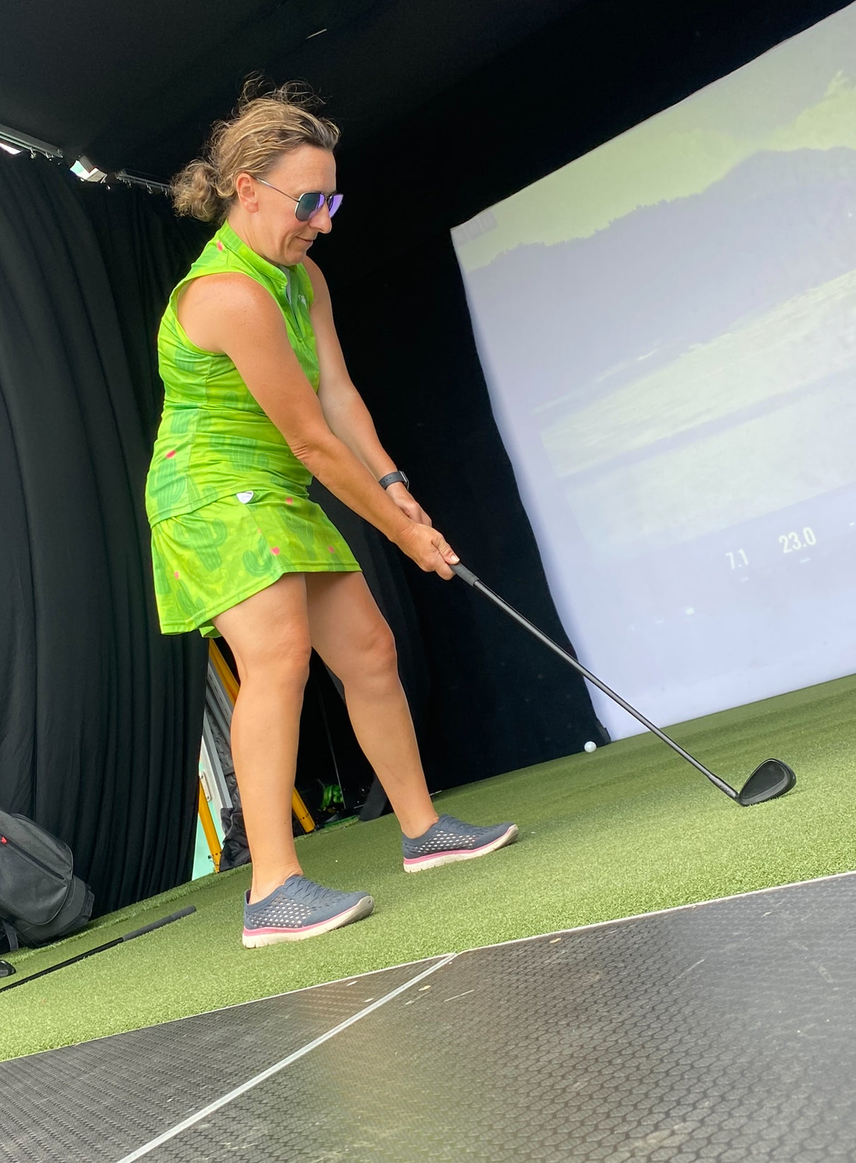 Shanko De Mayo Women's Ruffle Golf Skort