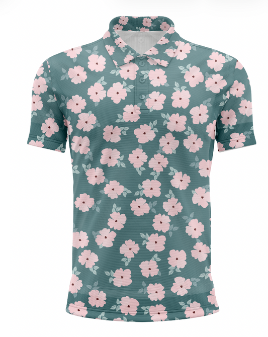 Men's Flowers For Dayz Golf Polo