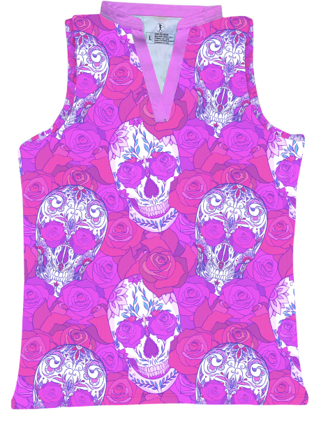 Pour Some Sugar on Me Women's Sleeveless V-neck Polo