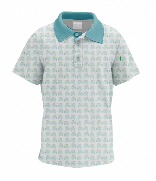 Subtle Turtle Boys Junior Polo