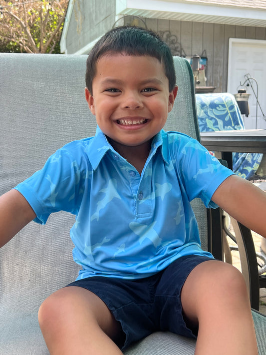 Killer Blues Boys Junior Polo