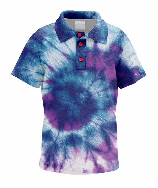 Tye Dye Let It Fly Girls' Junior Polo