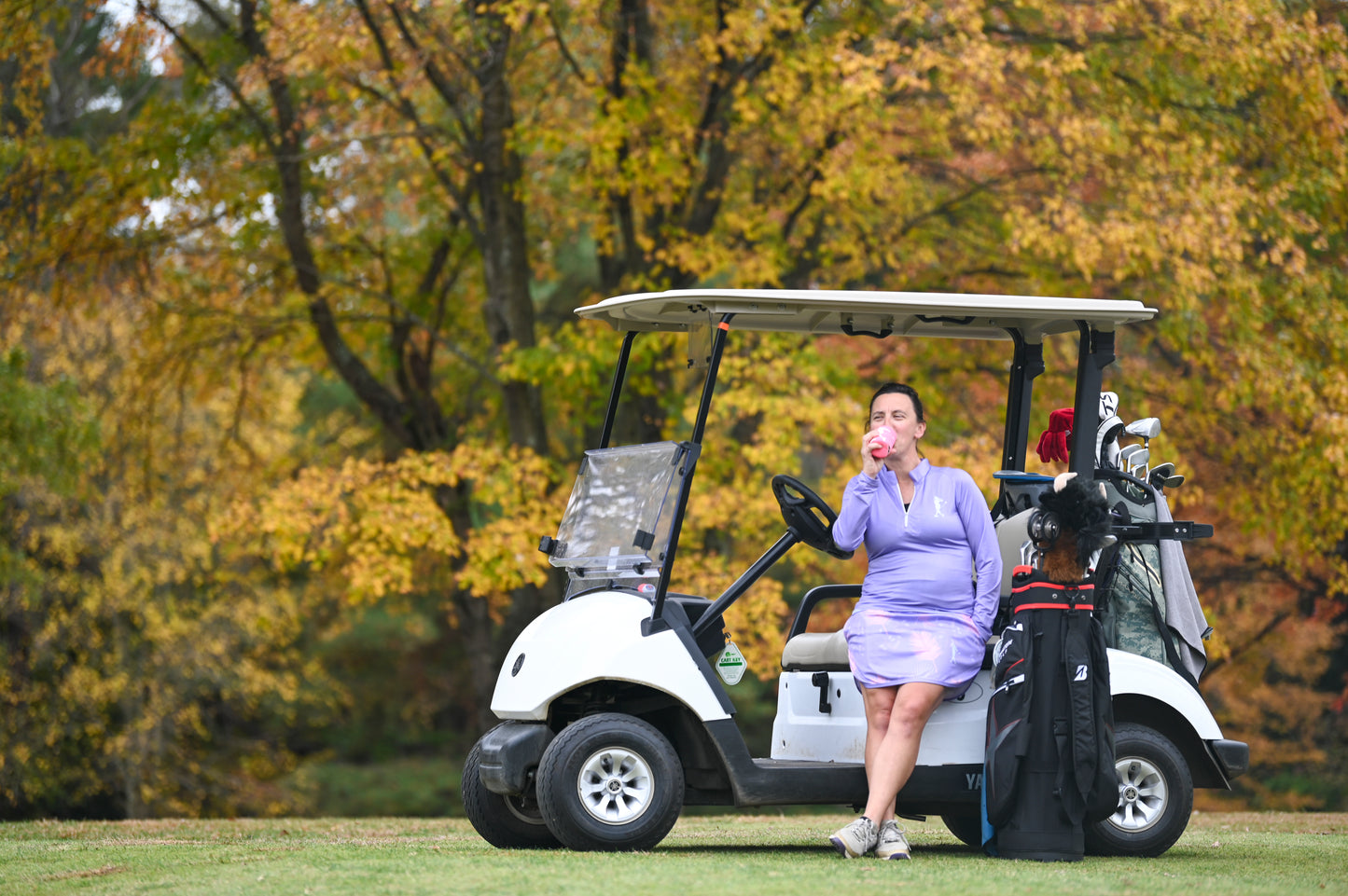 Lupus Love Women's Golf Quarter Zip