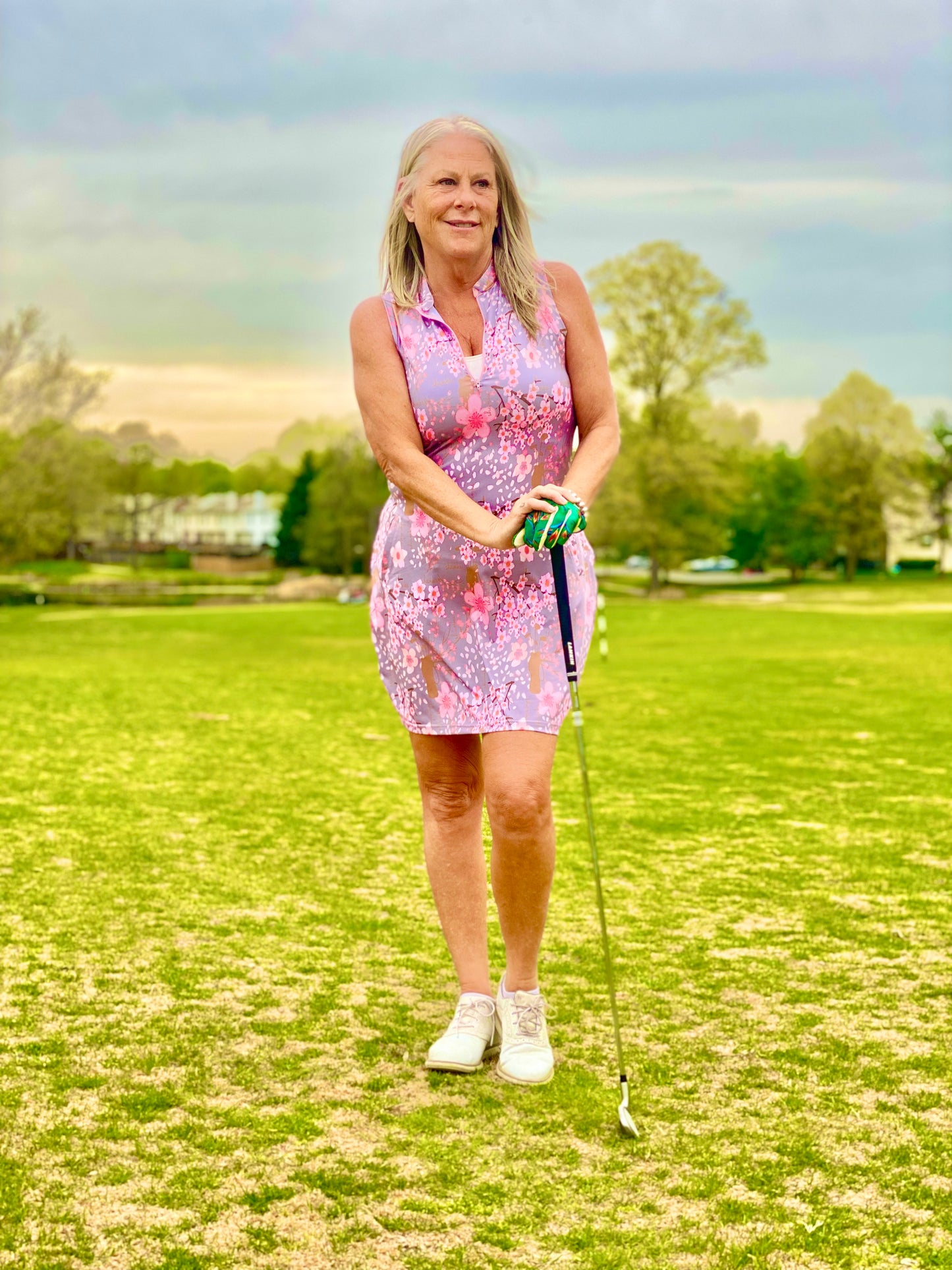 Bloomin Bogey Women's Golf Sleeveless Dress