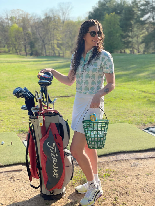 Subtle Turtle Women's Golf Polo