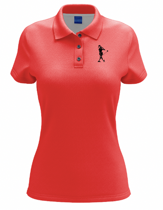 Just Red Women's Golf Polo