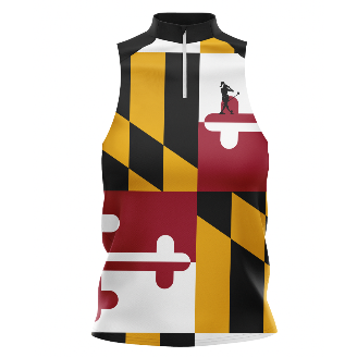 the Marylander Women's Golf Sleeveless Zip Polo