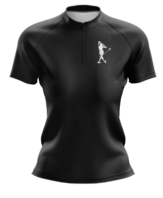 Olive Golf and Martini Quarter Collar Polo